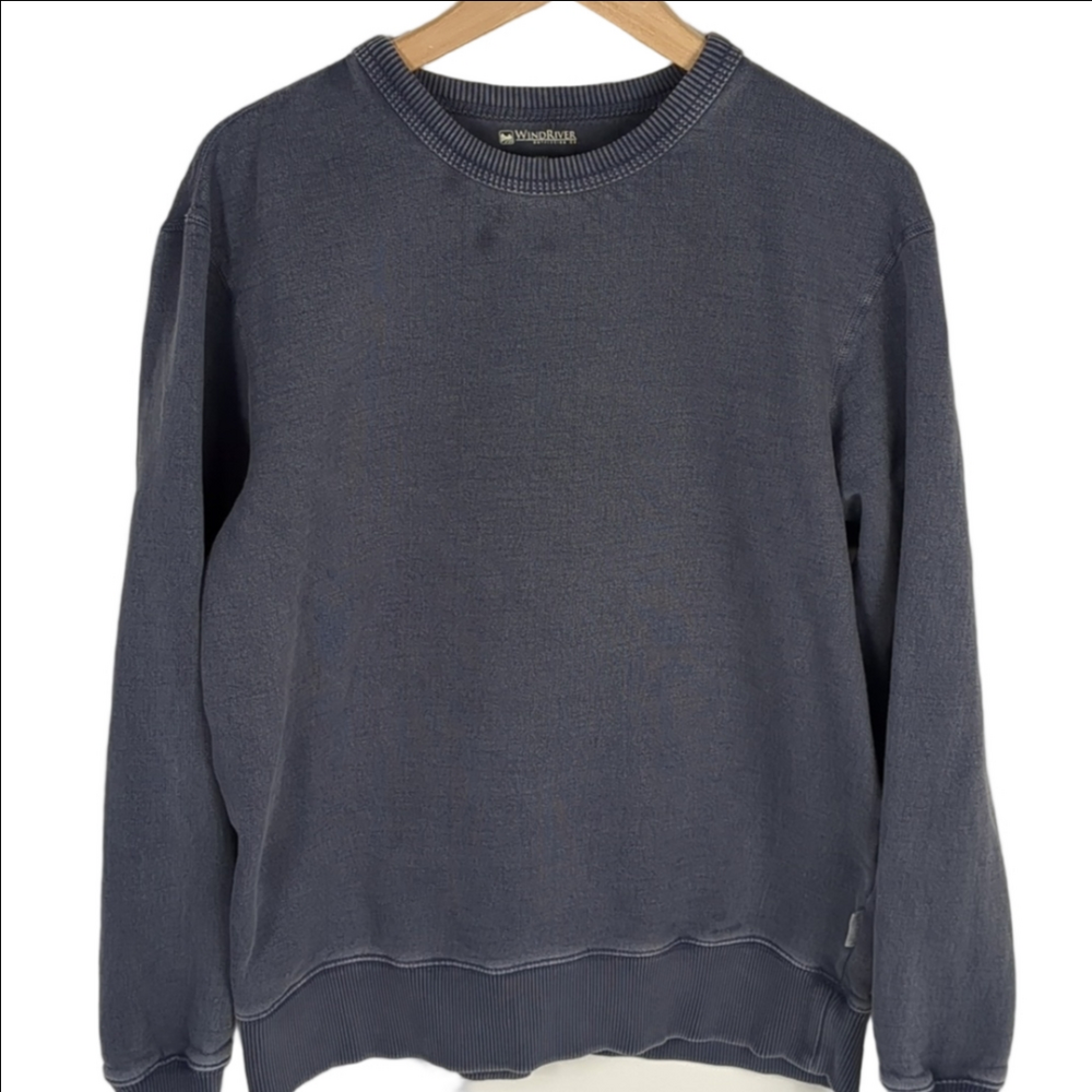 Vintage WindRiver Blue Thick Crewneck Size Medium